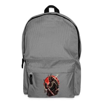 Blood Moon Samurai Warrior - Backpack - elephant grey - Front