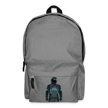 Motard - Né pour rouler - Sac à dos - gris éléphant - Devant