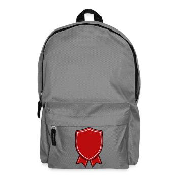 Rotes Award-Bandabzeichen - Rucksack - Mittelgrau - Vorne