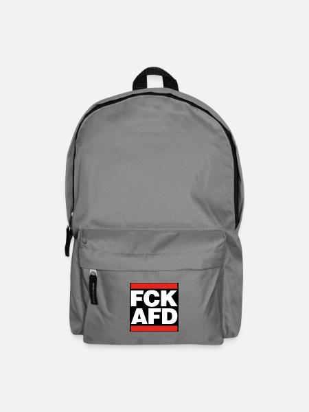 Provokantes Statement Design - Rucksack - Mittelgrau