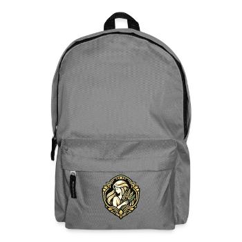 Golden Grain Queen Emblem - Backpack - elephant grey - Front
