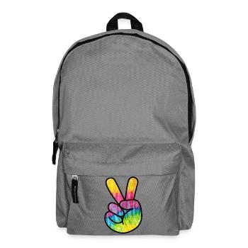 Peace - Backpack - elephant grey - Front