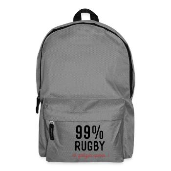 99 pourcent rugby sport apéro - Sac à dos - gris éléphant - Devant