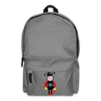 ladybug - Backpack - elephant grey - Front
