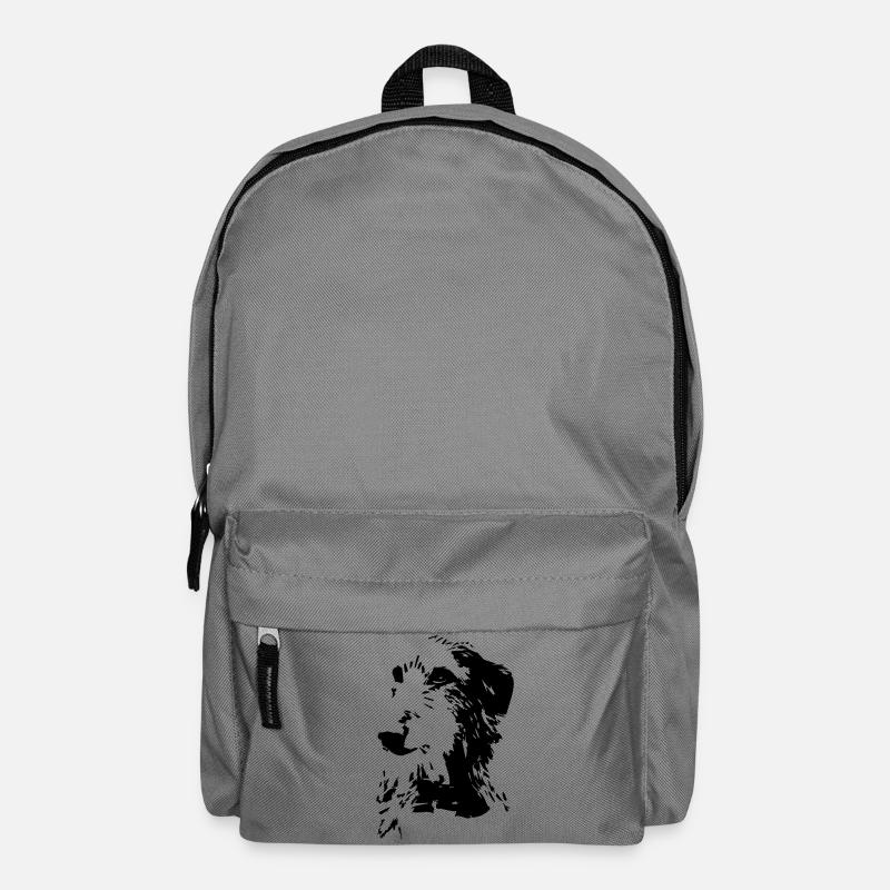 Scottish Deerhound head - Backpack - elephant grey