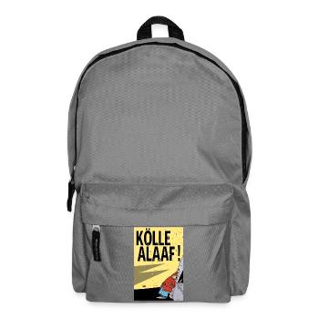 Cologne Carnival Alaaf Cartoon - Backpack - elephant grey - Front