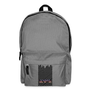 Sommerhitze schwarze Streifen - Rucksack - Mittelgrau - Vorne