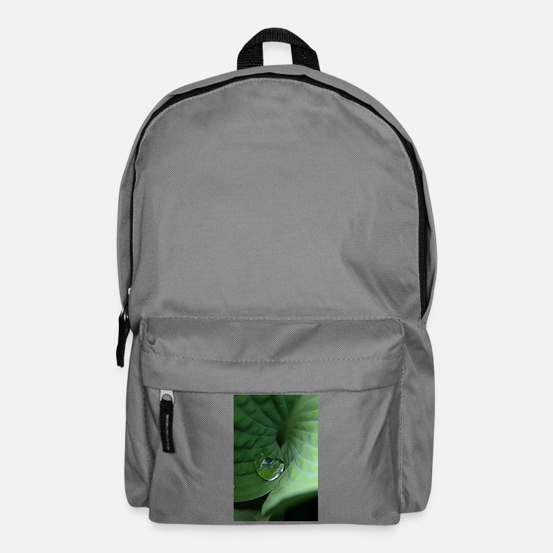 Rosée tropicale verte feuillue - Sac à dos - gris éléphant