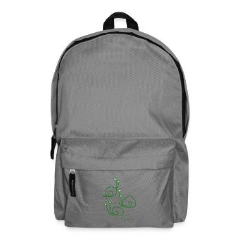 Snailmeeting © Chyropterum Innoxius - Backpack - elephant grey - Front
