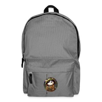 Niedlicher Panda mit kleinen Feen - Rucksack - Mittelgrau - Vorne
