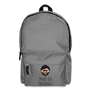 I'm Not Old I'm Vintage - Backpack - elephant grey - Front