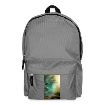 Fish, Aquarium - Backpack - elephant grey - Front