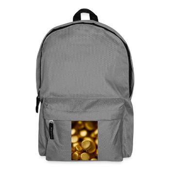 Pièces d’or - Sac à dos - gris éléphant - Devant