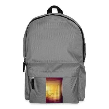 Gold Pattern - Backpack - elephant grey - Front