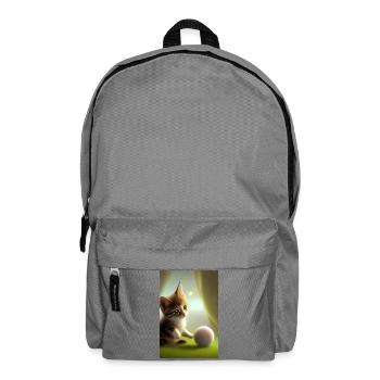 Baby Cat - Backpack - elephant grey - Front