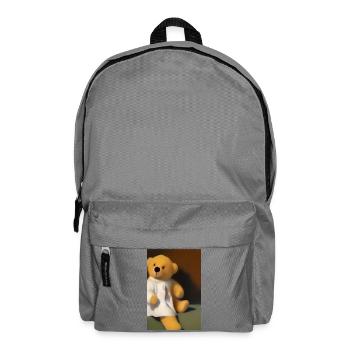 Teddy bear - Backpack - elephant grey - Front