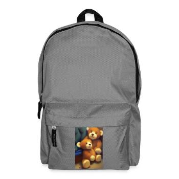 Teddy bear - Backpack - elephant grey - Front
