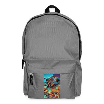 Mussels - Backpack - elephant grey - Front