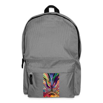 Abstract art - Backpack - elephant grey - Front