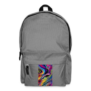 Abstract art - Backpack - elephant grey - Front
