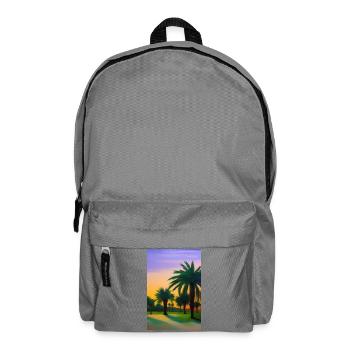 Arabische Wüste - Rucksack - Mittelgrau - Vorne