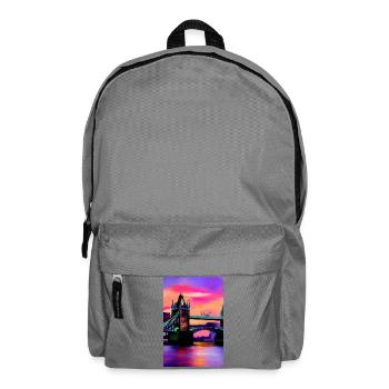 Bridges in London - Backpack - elephant grey - Front