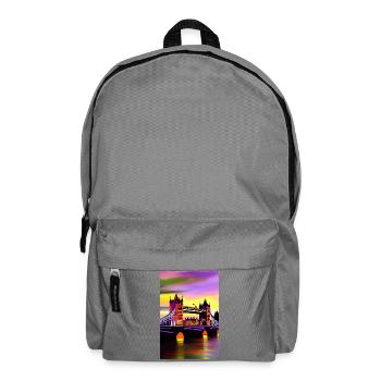 Bridges in London - Backpack - elephant grey - Front