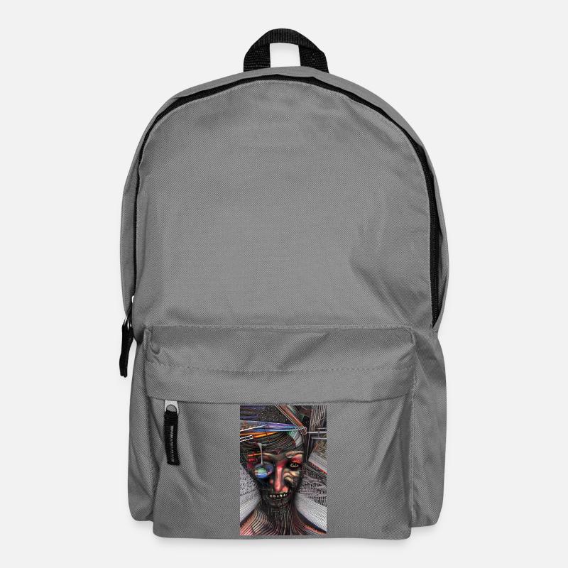 Abstrakte Kunst - Rucksack - Mittelgrau
