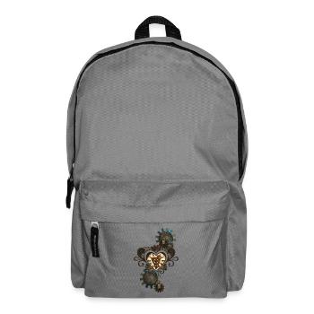 The heart of steampunk - Backpack - elephant grey - Front