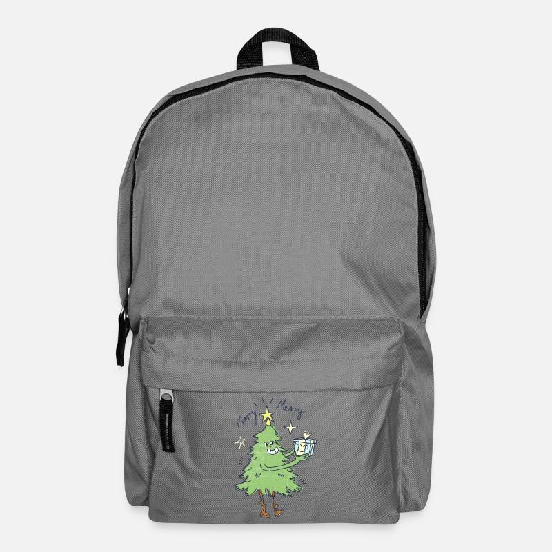 Weihnachtsbaum - Rucksack - Mittelgrau