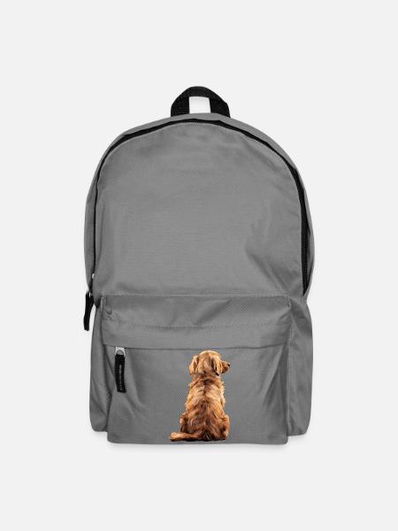 Golden Retriever - Rucksack - Mittelgrau
