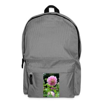 Dahlia rose rose fleur, fleur - Sac à dos - gris éléphant - Devant