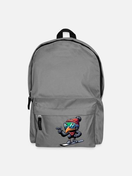 Emu Snowboarder Winterabenteuer - Rucksack - Mittelgrau