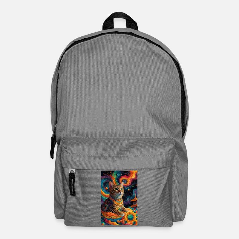 Buddha Cat - Rucksack - Mittelgrau