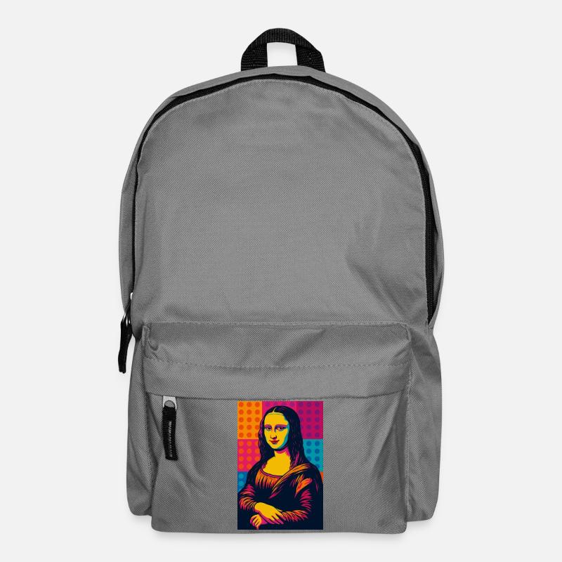 Mona Lisa Pop Art - Sac à dos - gris éléphant