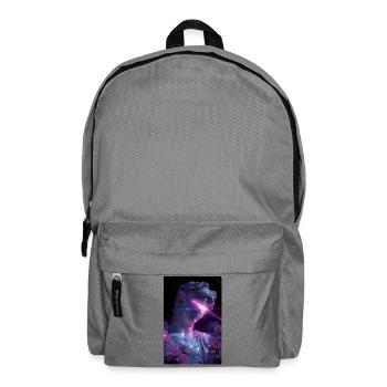 Vaporwave Glitch Punk David Statue - Backpack - elephant grey - Front