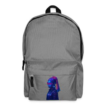 Cyberpunk with pearl - Backpack - elephant grey - Front