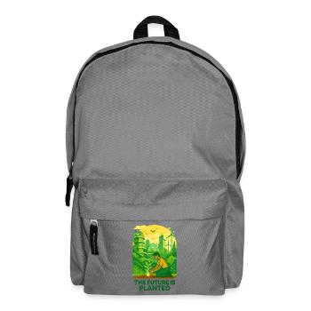 Solarpunk Roots - Rucksack - Mittelgrau - Vorne