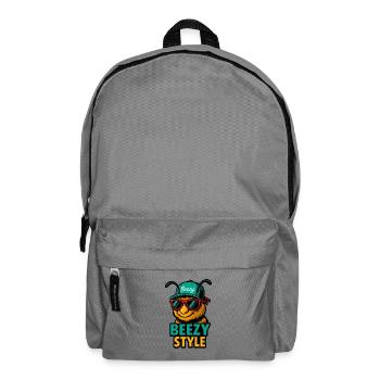 Beezy Style Biene Cap - Rucksack - Mittelgrau - Vorne