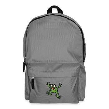 Panik-Frosch - Rucksack - Mittelgrau - Vorne