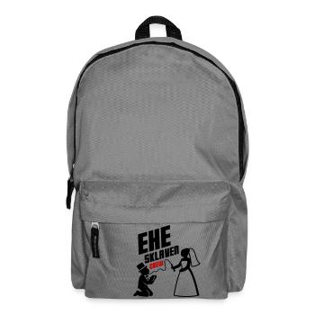 Marriage Slaves Crew Wedding - Backpack - elephant grey - Front