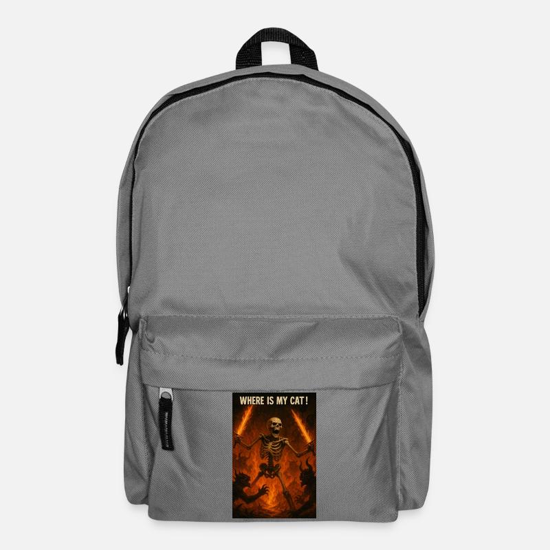 Où est mon chat ! - Sac à dos - gris éléphant