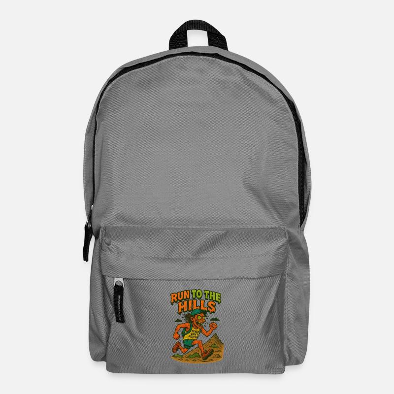 Adventurous run to the mountain top - Backpack - elephant grey