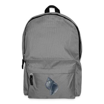 Elegante nautische Muschel Illustration - Rucksack - Mittelgrau - Vorne