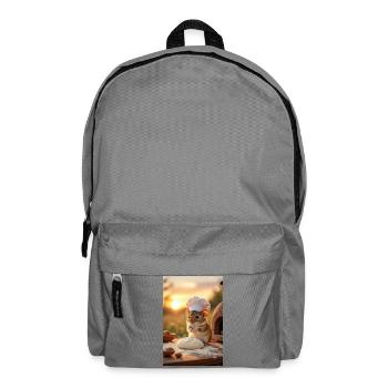 Creative Chef Mouse for Kitchen - Backpack - elephant grey - Front
