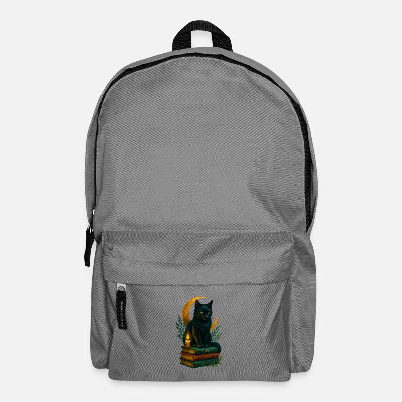 Enchanting_black_cat - Rucksack - Mittelgrau
