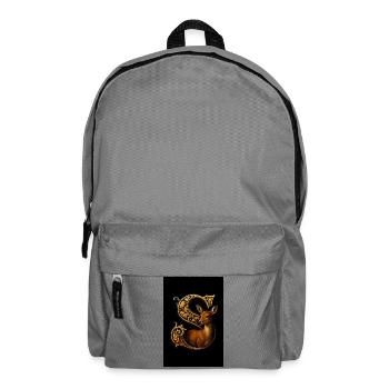 S – Magic Ornament with Doe - Backpack - elephant grey - Front