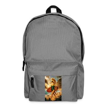 Surfer Humanoid Seahorse - Backpack - elephant grey - Front