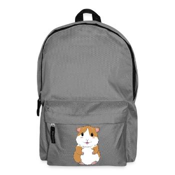 Entzückendes Meerschweinchen im Kawaii Design - Rucksack - Mittelgrau - Vorne