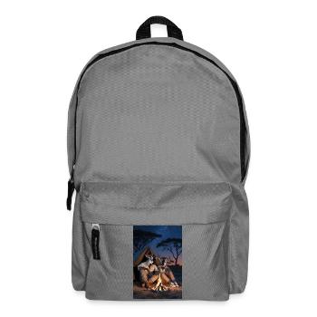 Wildebeest Humanoid Pair - Backpack - elephant grey - Front